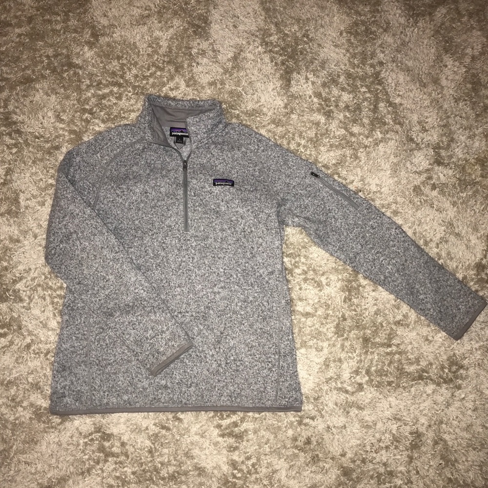 The Better Sweater® 1/4-Zip pullover, heather gray